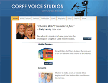 Tablet Screenshot of corffvoice.com